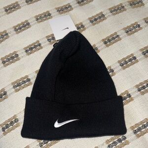 Nike Black Knit Beanie with Tag unisex